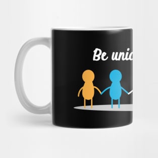 'Be Unique, Be You' Autism Awareness Shirt Mug